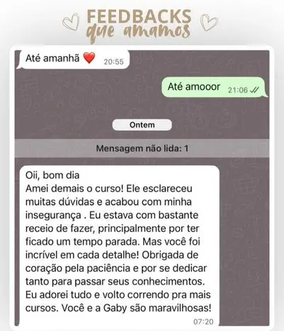 FEEDBACKS que amamos